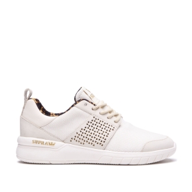 Supra Womens SCISSOR Low Top Shoes Off White | US-91236